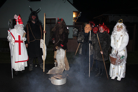 Čerti v Mladém Smolivci 5. 12. 2017