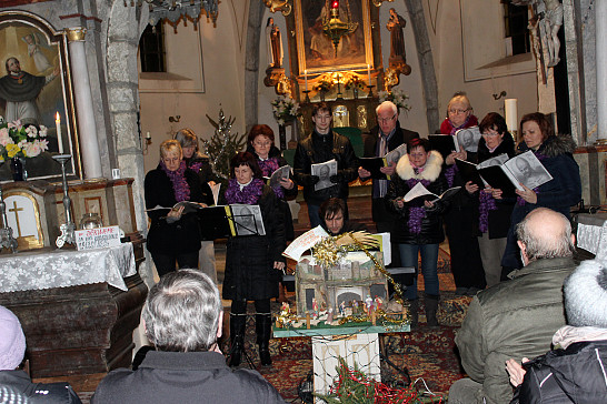 Muzicírování v budislavickém kostele 28. 12. 2017