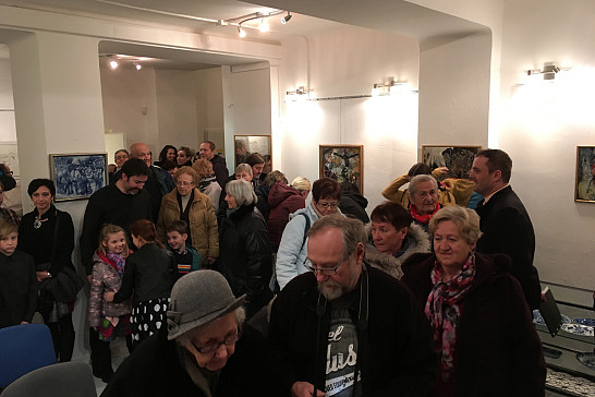 Vernisáž Jiřího Karmazína 20. 1. 2018