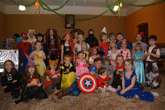 Dětský maškarní v Budislavicích 27. 1. 2018