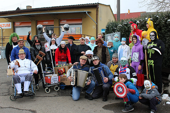 Masopustní průvod ve Starém Smolivci 2018