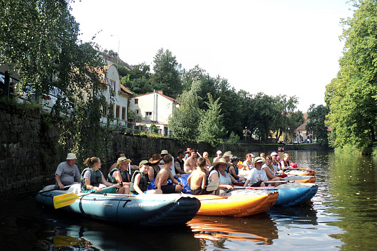 Rafťáci z BTO splouvali Vltavu 15. 7. 2018