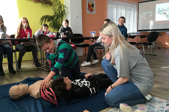 Mladí hasiči se učili zachraňovat životy 1.3.2019