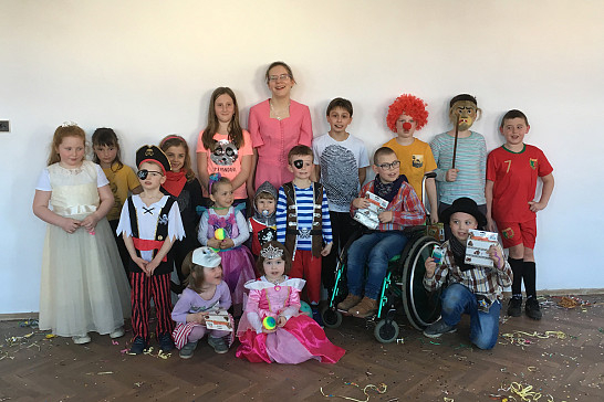 Dětský maškarní bál v Dožicích 23.3.2019
