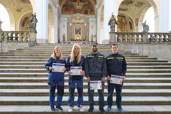 Běh hasičů do Svatohorský schodů 14.9.2019