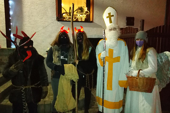 Mikuláš a Tři králové v Radošicích 2021