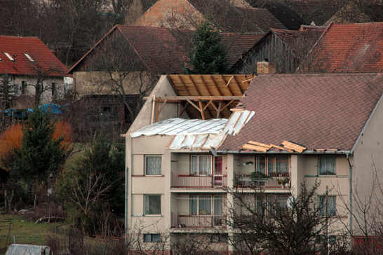Vichřice napáchala škody