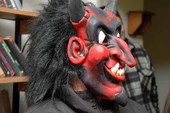 Mikuláš a lampionový průvod v Dožicích 2009.