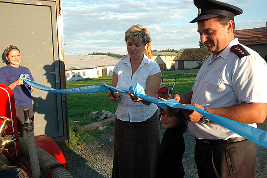 Nová hasičská zbrojnice v Radošicích