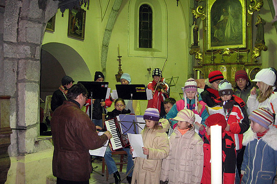 Zpívání koled v Budislavicích